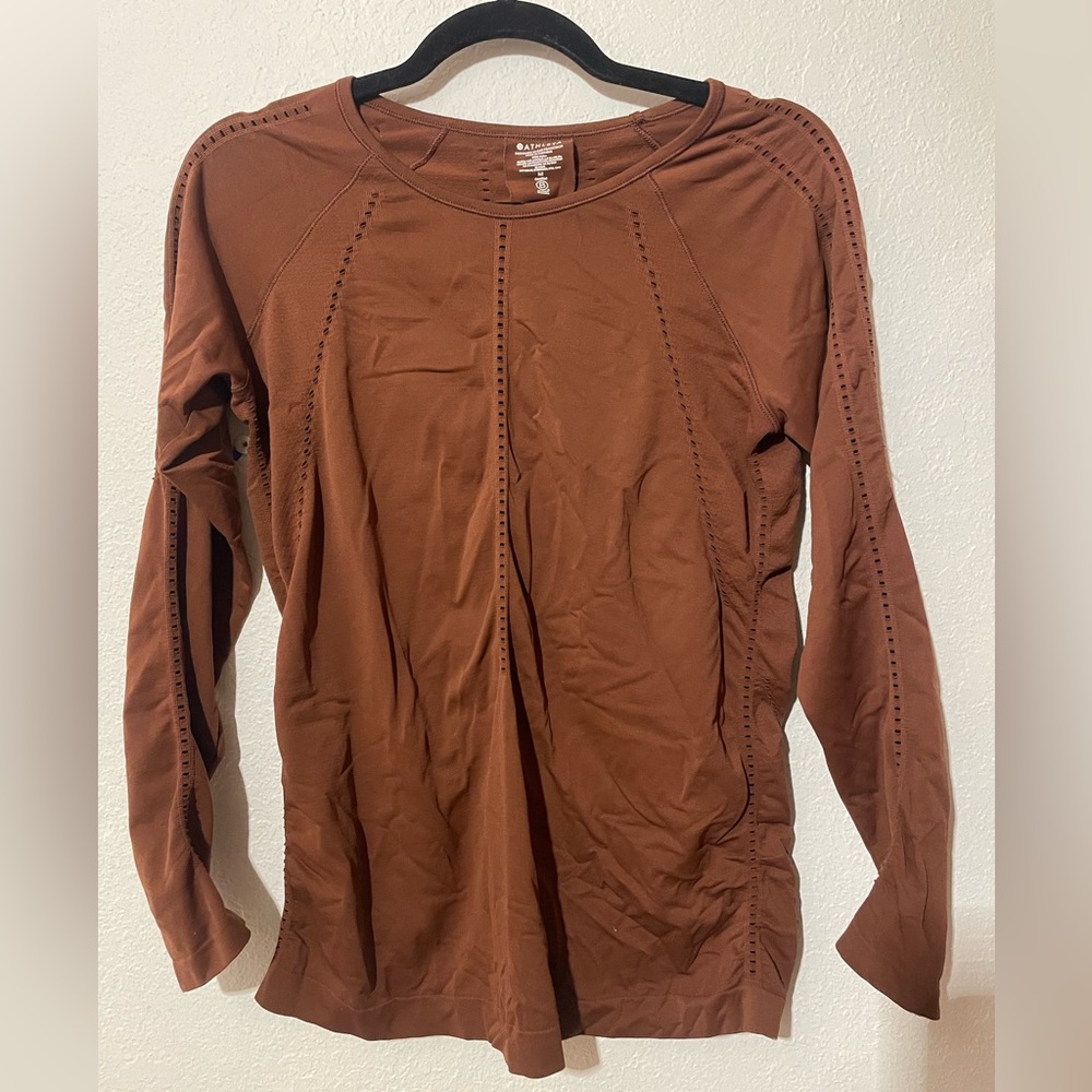 ATHLETA FOOTHILL SEAMLESS LONG SLEEVE